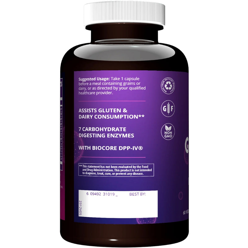 Gluten Aid Digestive Enzymes (60 Vegetarian Capsules) - MRM Nutrition