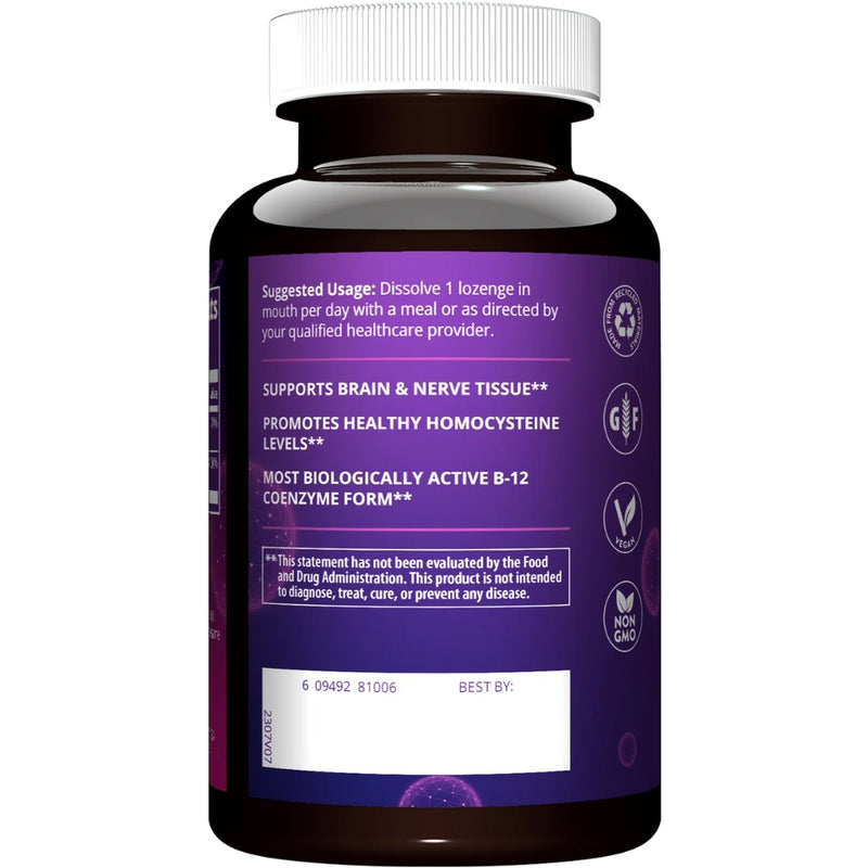 Vitamin B12 Methylcobalamin (60 Vegan Lozenges) - MRM Nutrition